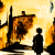 a girl walks home from school