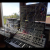 A modular synthesizer.