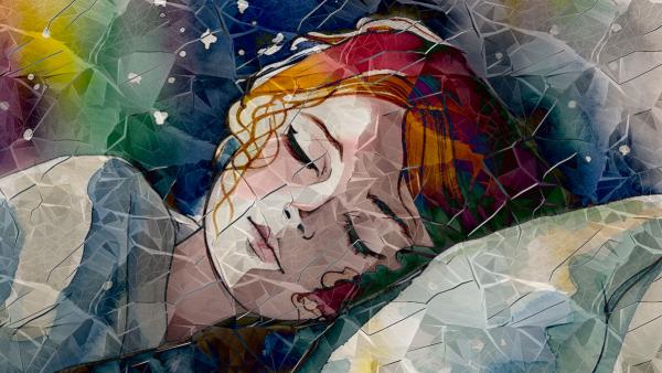 woman sleeping