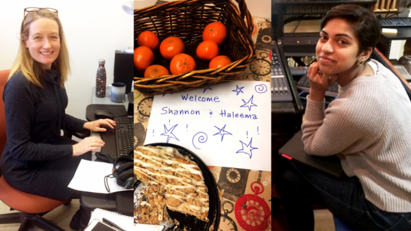 left to right: Shannon Henry Kleiber and Haleema Shah