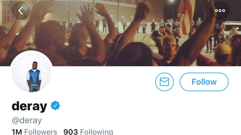 deray on Twitter