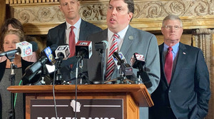 Wisconsin Republican law makers at a news conference