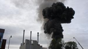 Fire at Madison Gas and Electric