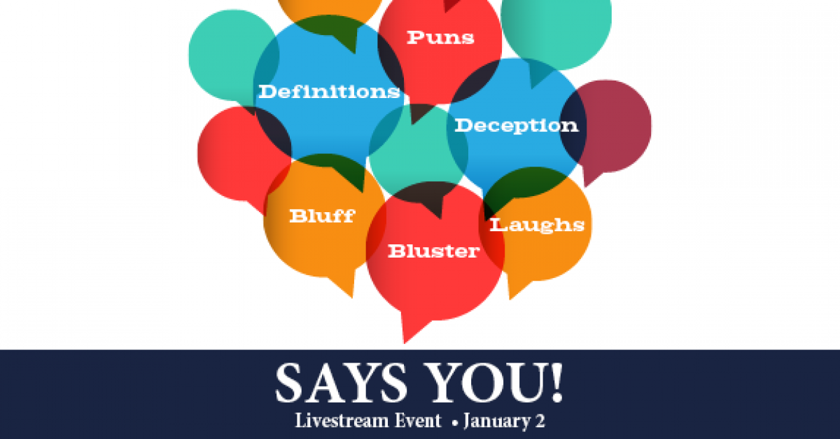Says You! Livestream event - Vimarsana News