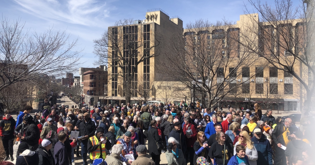 People From Across Wisconsin Gather To Urge Racial Justice Wisconsin