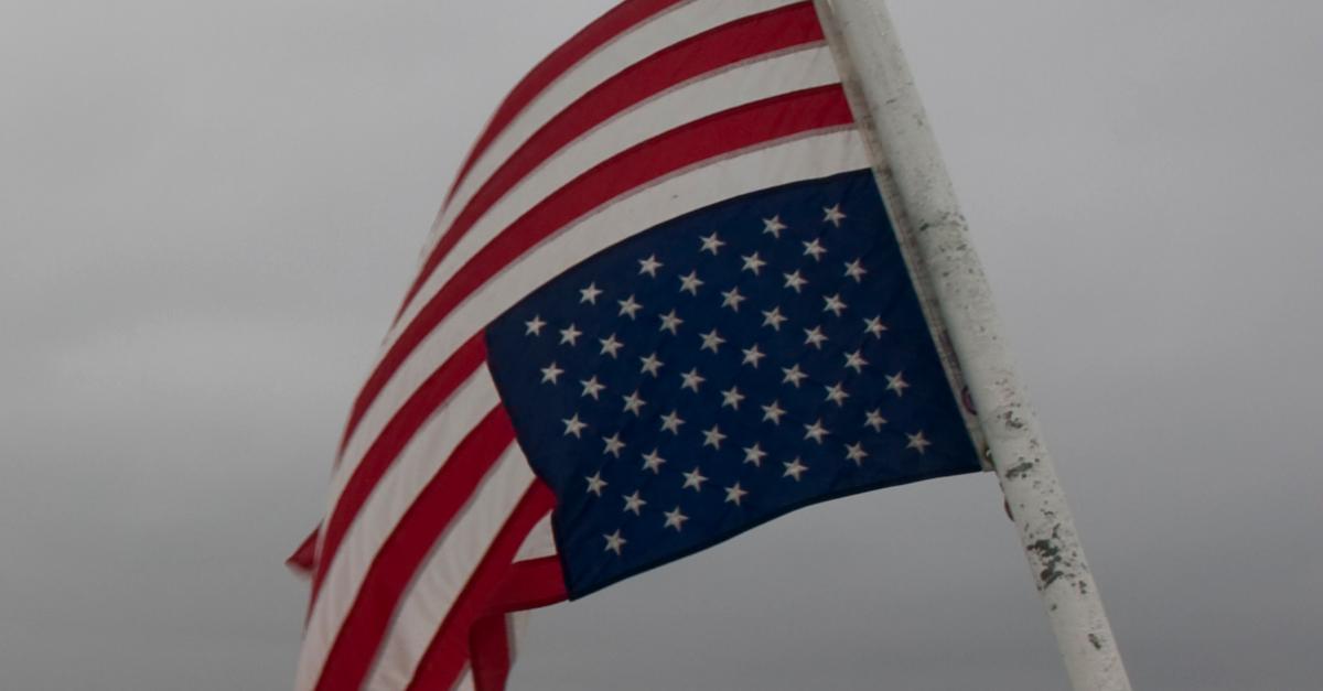 Federal Judge First Amendment Protects Hanging American Flag Upside