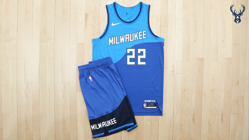 Bucks Unveil New Jerseys Inspired By Milwaukee Rivers Lake Michigan Wisconsin Public Radio