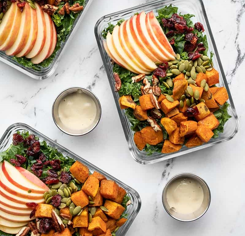 Recipe Autumn Kale And Sweet Potato Salad Wisconsin Public Radio