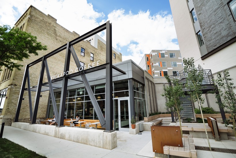 A Kickapoo Coffee shop in Milwaukee