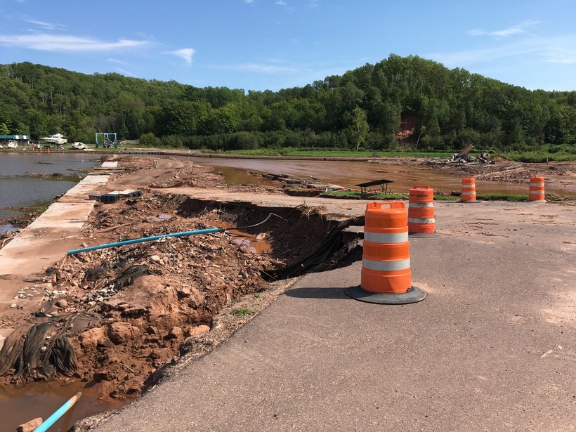 Saxon Harbor Cleanup Inches Forward After Storm Causes 10M In Damages