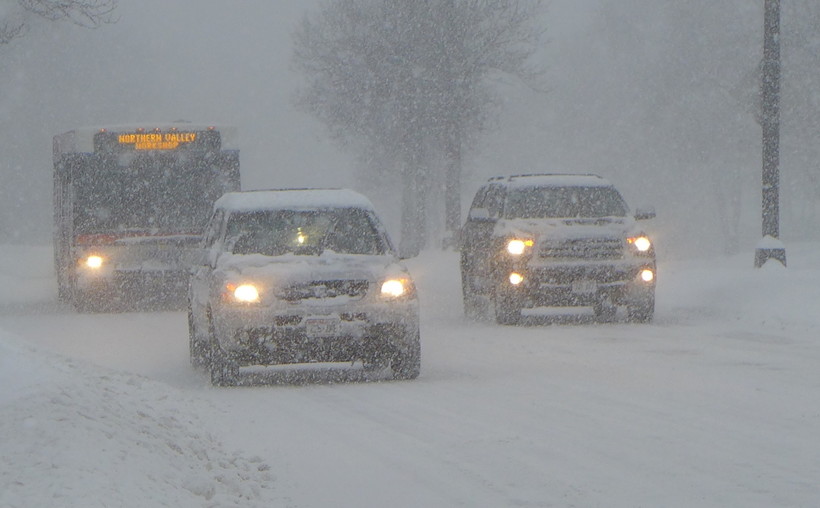 Winter Storm Snarls Traffic In North Central Wisconsin Wisconsin