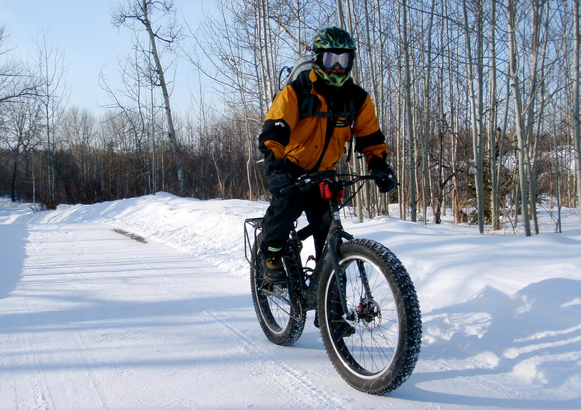Fat Tire Bike Riders Hit Trails Despite Cold Wisconsin Public Radio