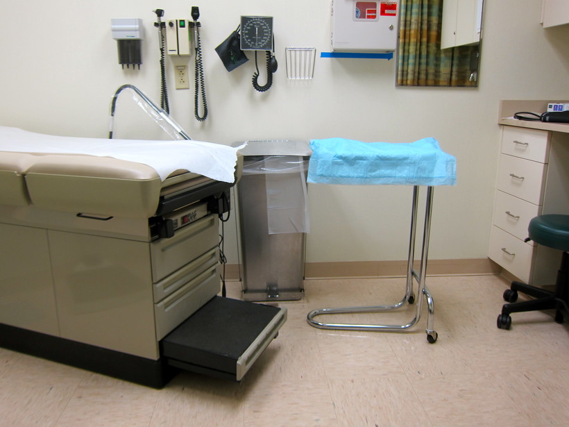 Inside a hospital room